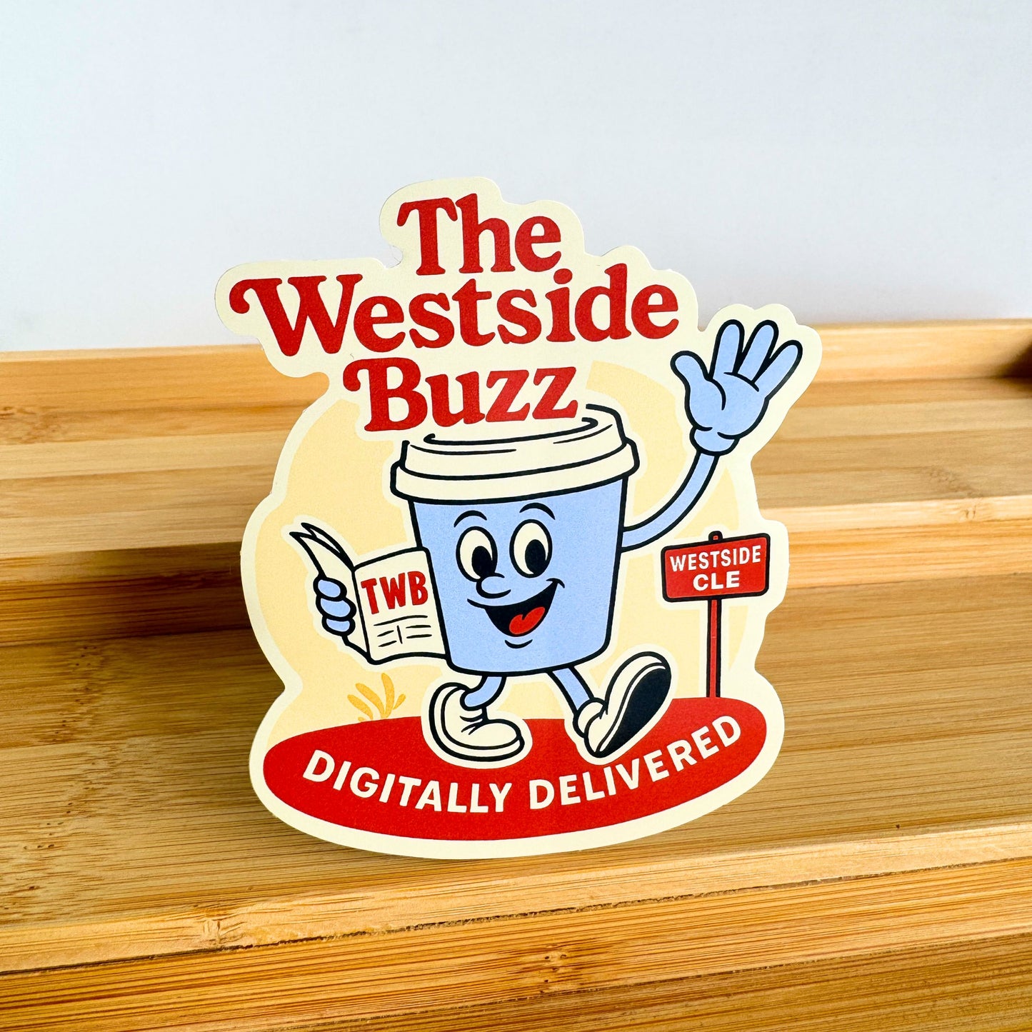 The Westside Buzz Vinyl Gloss Sticker